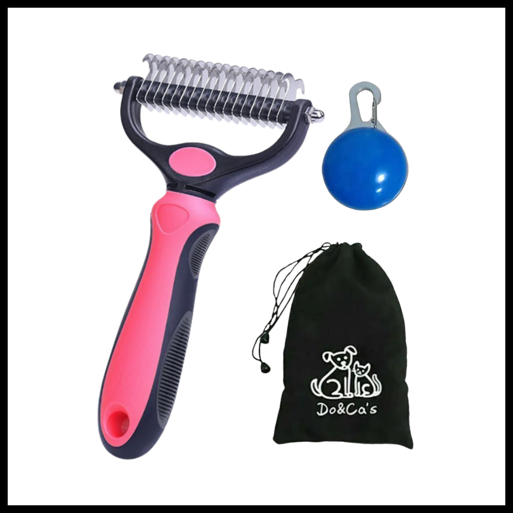 Cepillo de vaciado de pelaje para perros y gatos
- Ozerty