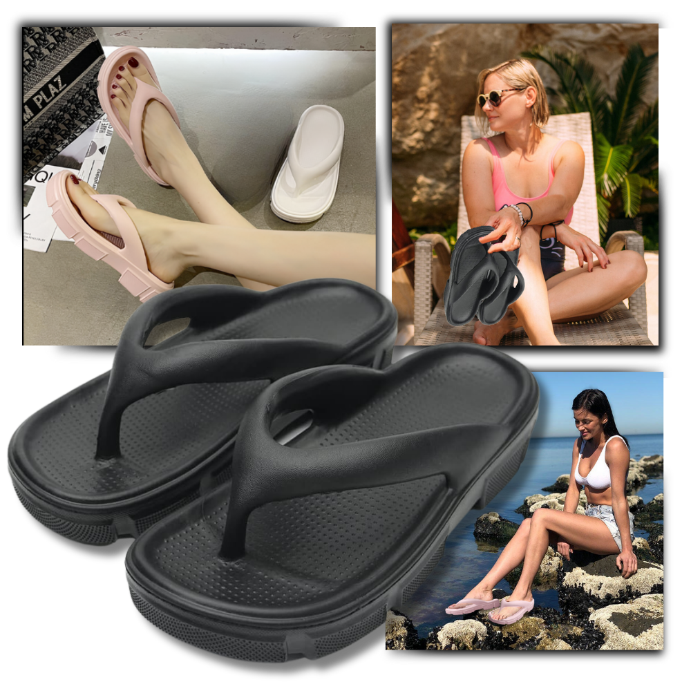 Sandalias ultra-cómodas efecto algodón
- Ozerty