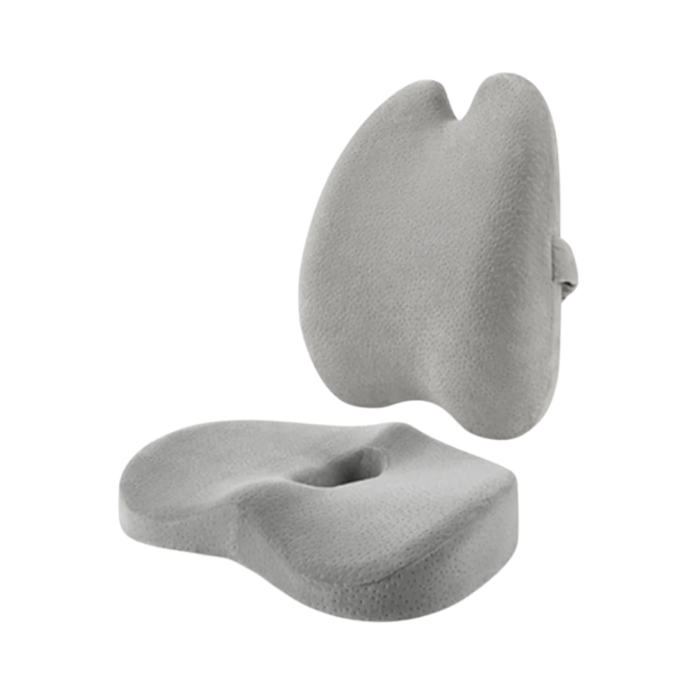 Cojín de espuma viscoelástica para máximo confort
-Gris - Ozerty