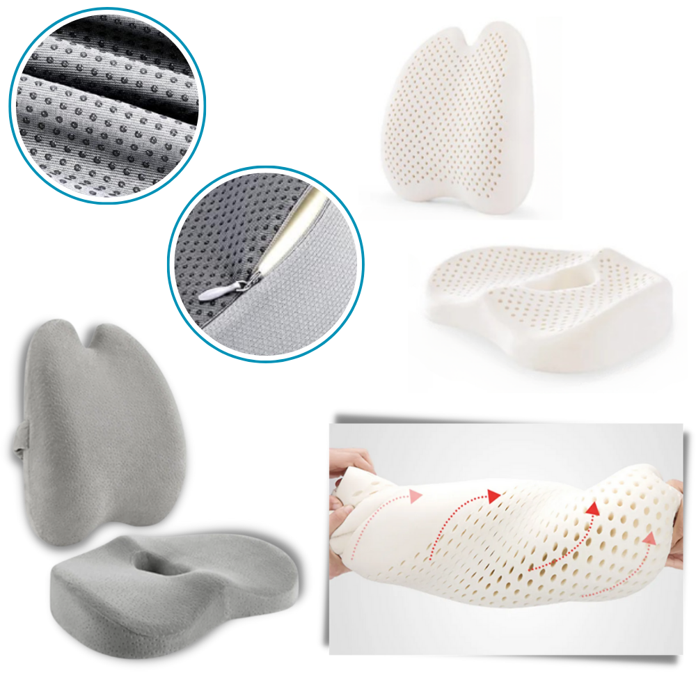 Cojín de espuma viscoelástica para máximo confort
- Ozerty