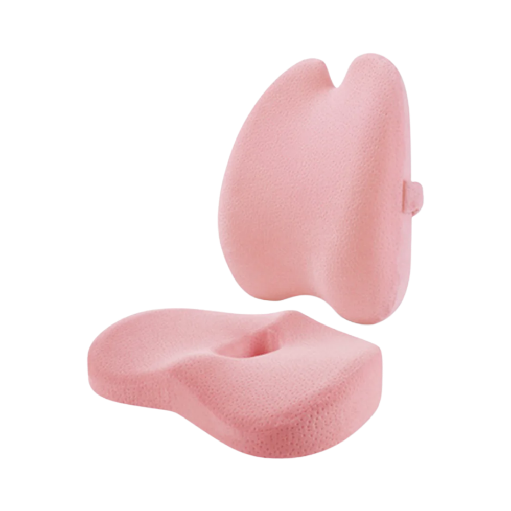 Cojín de espuma viscoelástica para máximo confort
-Rosa - Ozerty