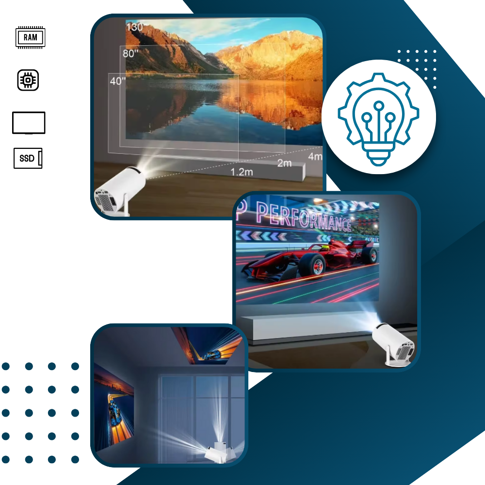 Proyector Ultra HD - Ozerty