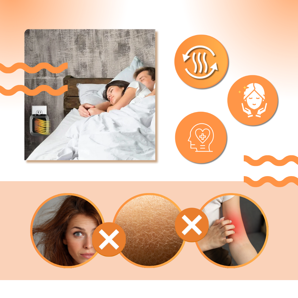 Calentador inteligente ultradelgado para habitaciones - Ozerty