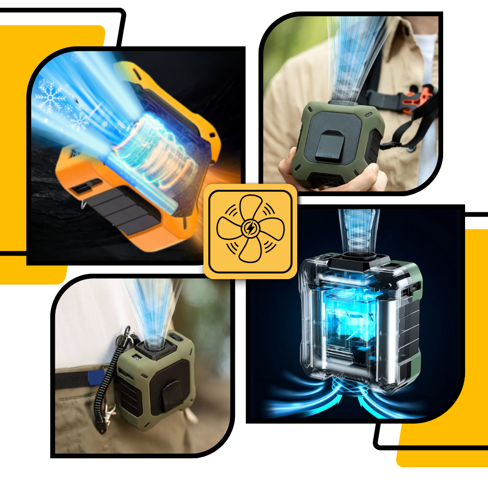 Mini ventilador de cintura - Ozerty