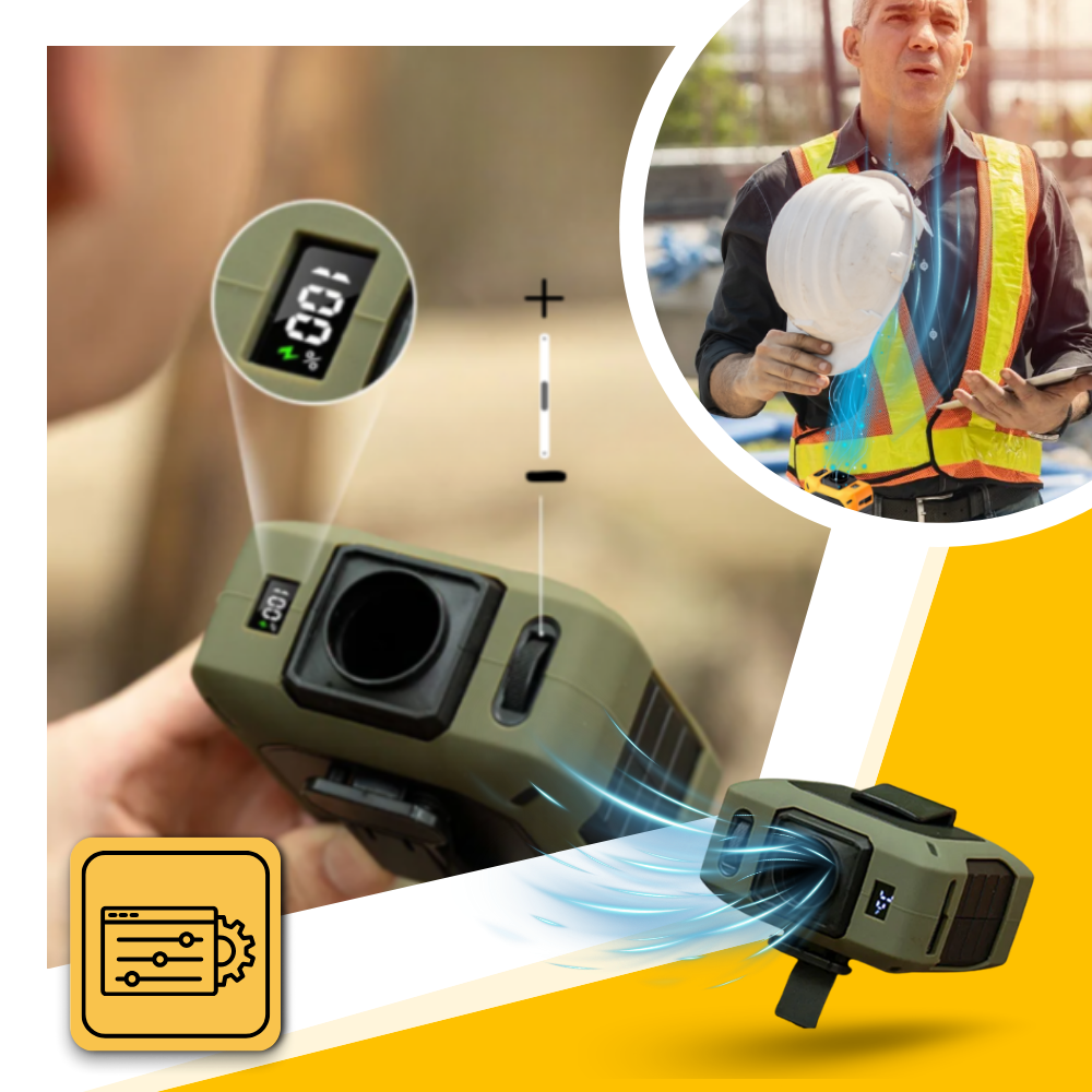 Mini ventilador de cintura - Ozerty