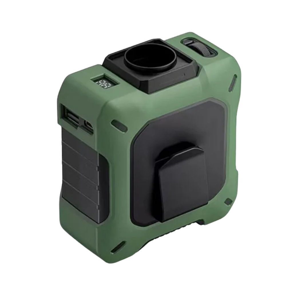 Mini ventilador de cintura -Verde - Ozerty