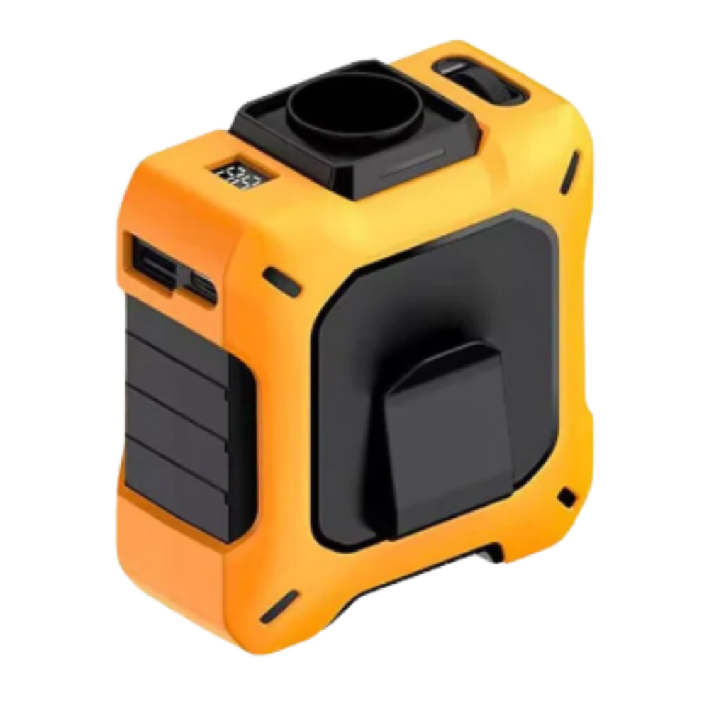 Mini ventilador de cintura -Naranja - Ozerty