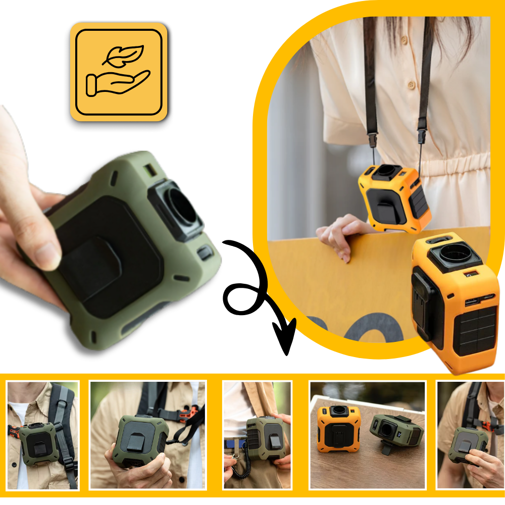 Mini ventilador de cintura - Ozerty