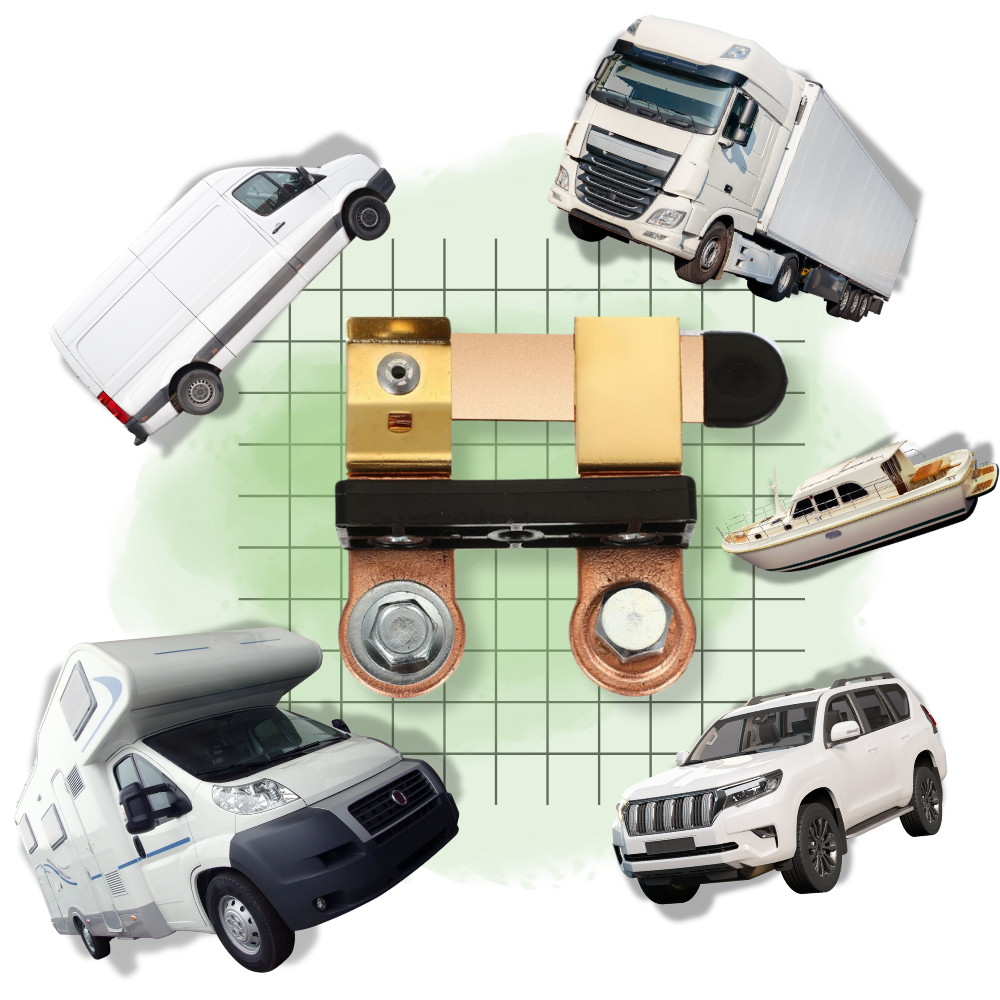 Interruptor de desconexión para baterías universales de vehículos - Ozerty