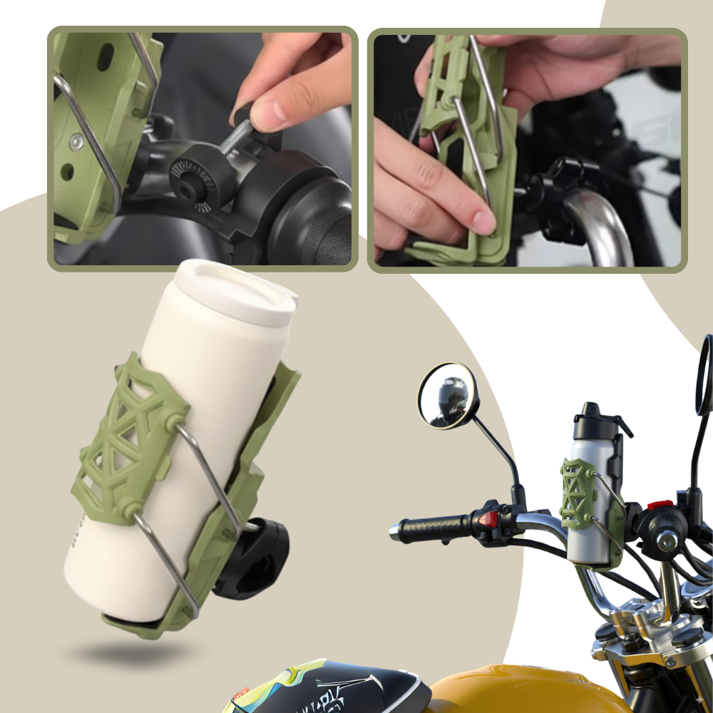 Portavasos universal para manillar de bicicleta - Ozerty