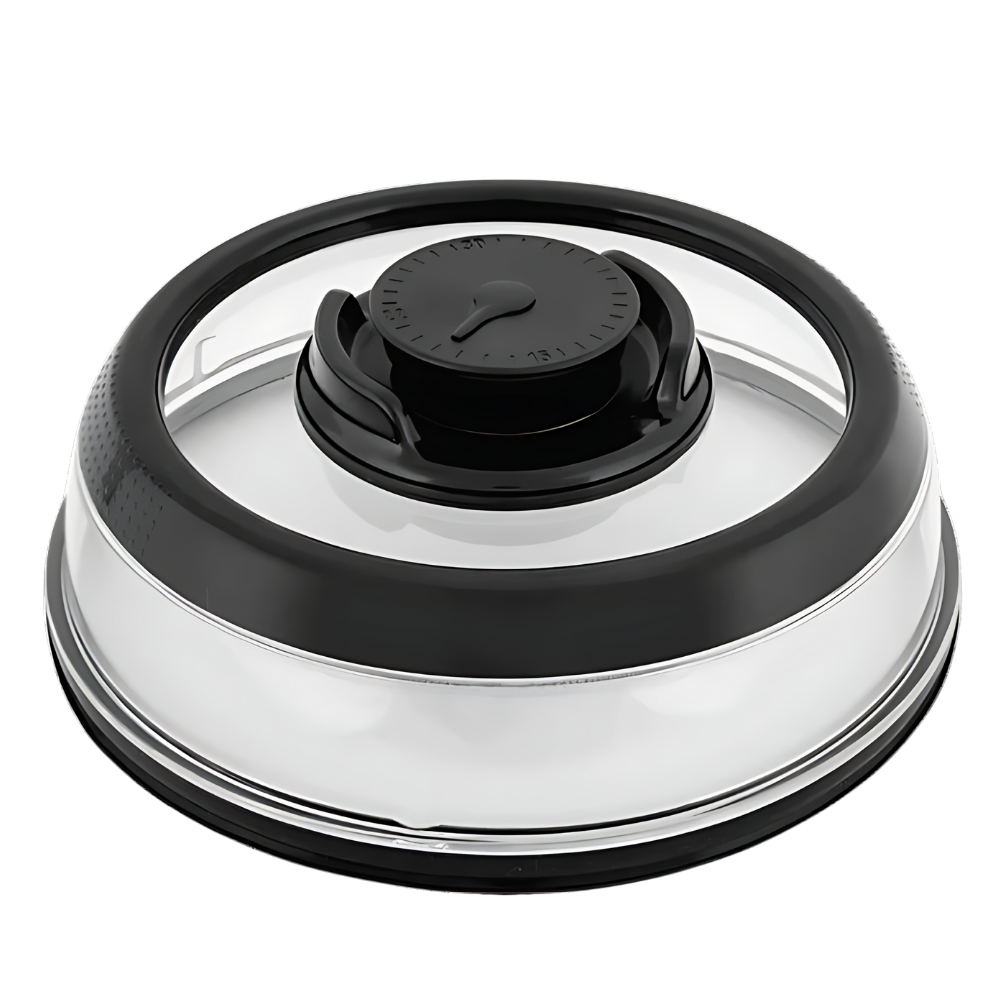 Tapa envasadora al vacío con ajuste universal
-Negro - Ozerty