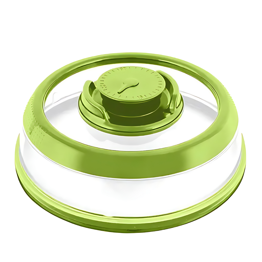Tapa envasadora al vacío con ajuste universal
-Verde - Ozerty