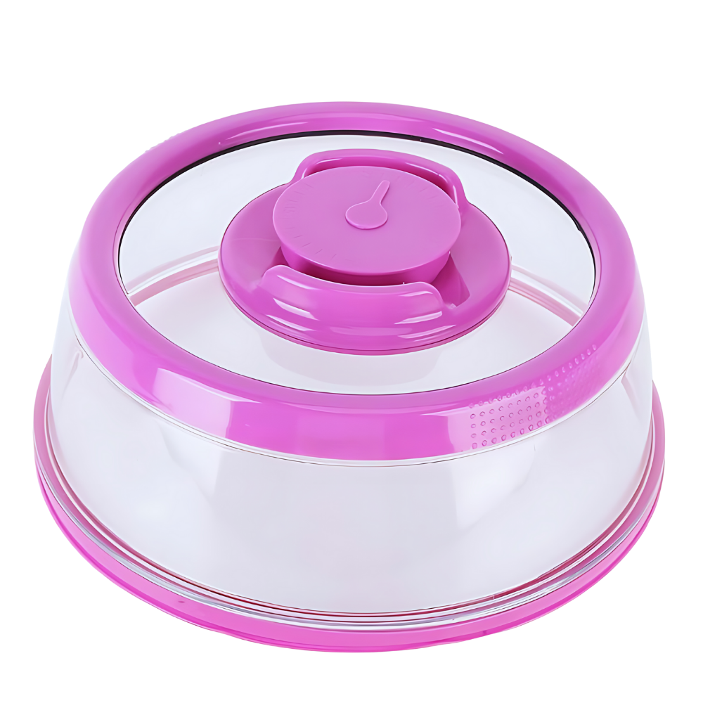 Tapa envasadora al vacío con ajuste universal
-Rosa - Ozerty