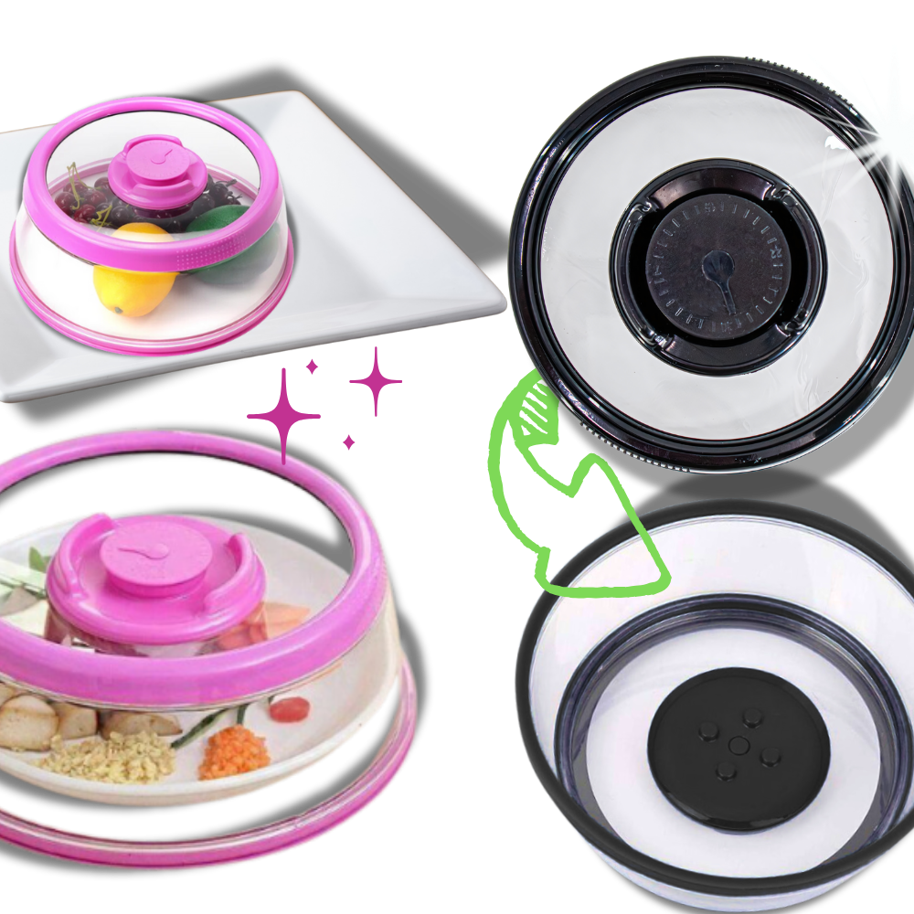 Tapa envasadora al vacío con ajuste universal
- Ozerty