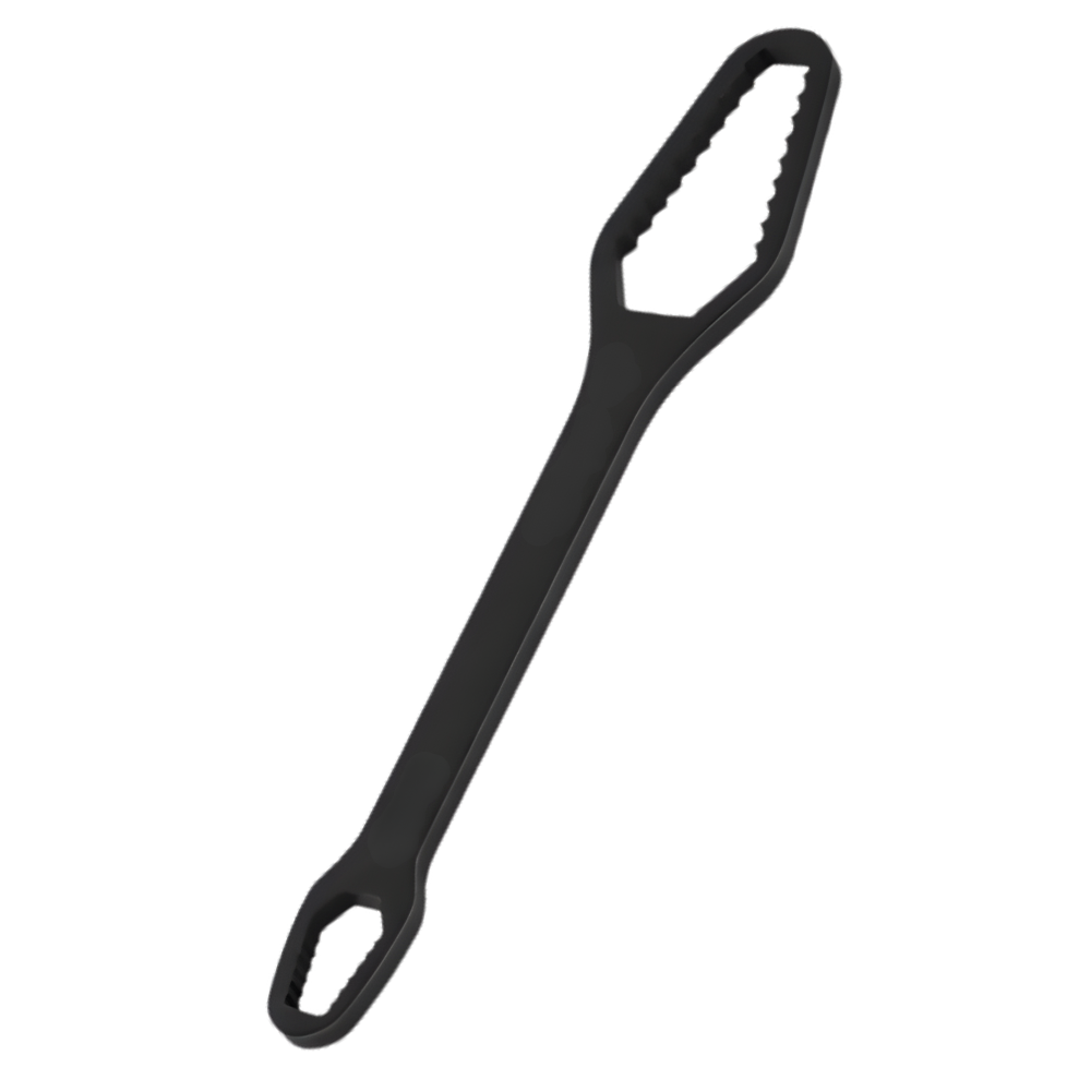 Llave universal de doble flexión para trabajos pesados -Negro - Ozerty
