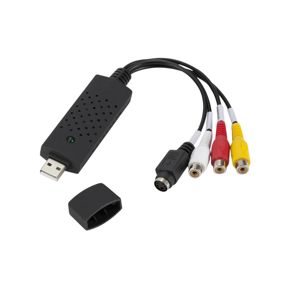 Adaptador de captura USB 2.0 para TV DVD VHS DVR
- Ozerty