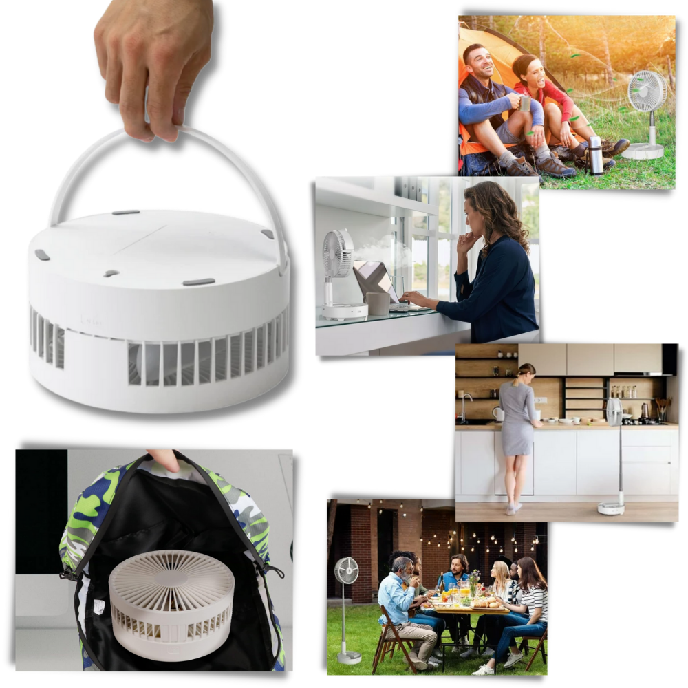 Ventilador portátil con carga USB
- Ozerty