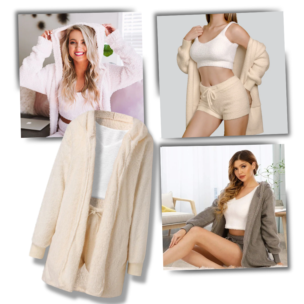 Conjunto de pijama corto, elegante y versátil
- Ozerty