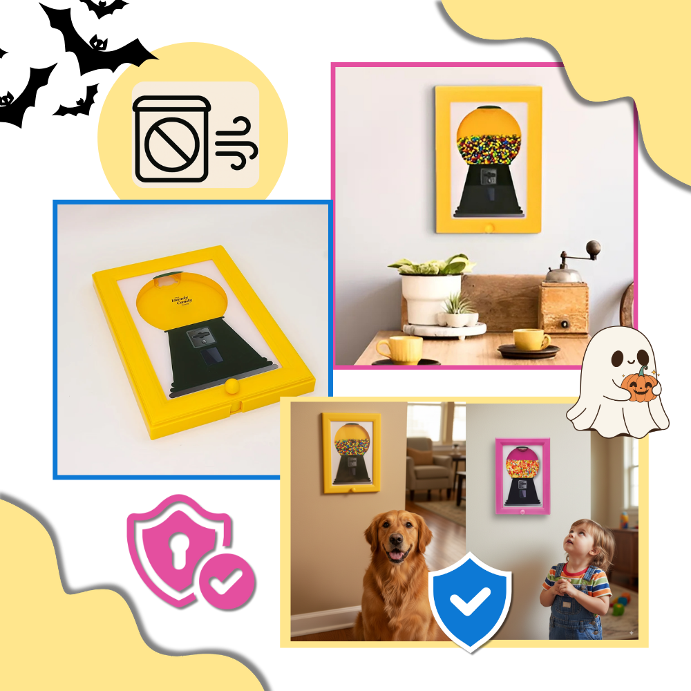 Dispensador de caramelos con marco para montar en la pared - Ozerty