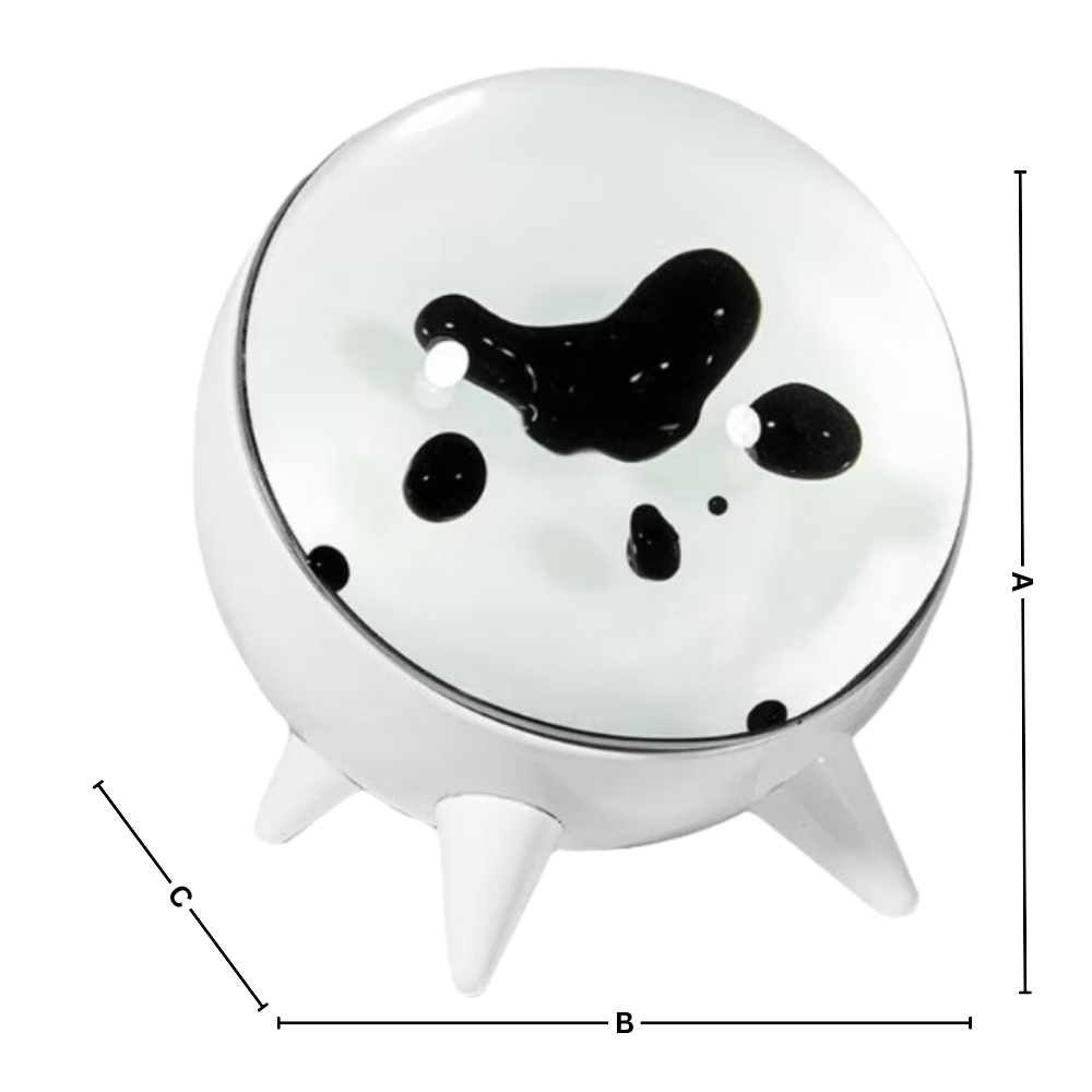 Altavoz magnético con ferrofluido bailarín y luz - Ozerty