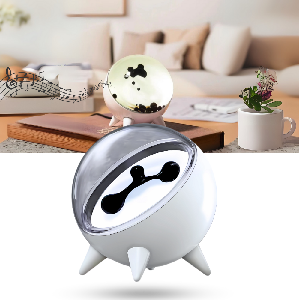 Altavoz magnético con ferrofluido bailarín y luz - Ozerty