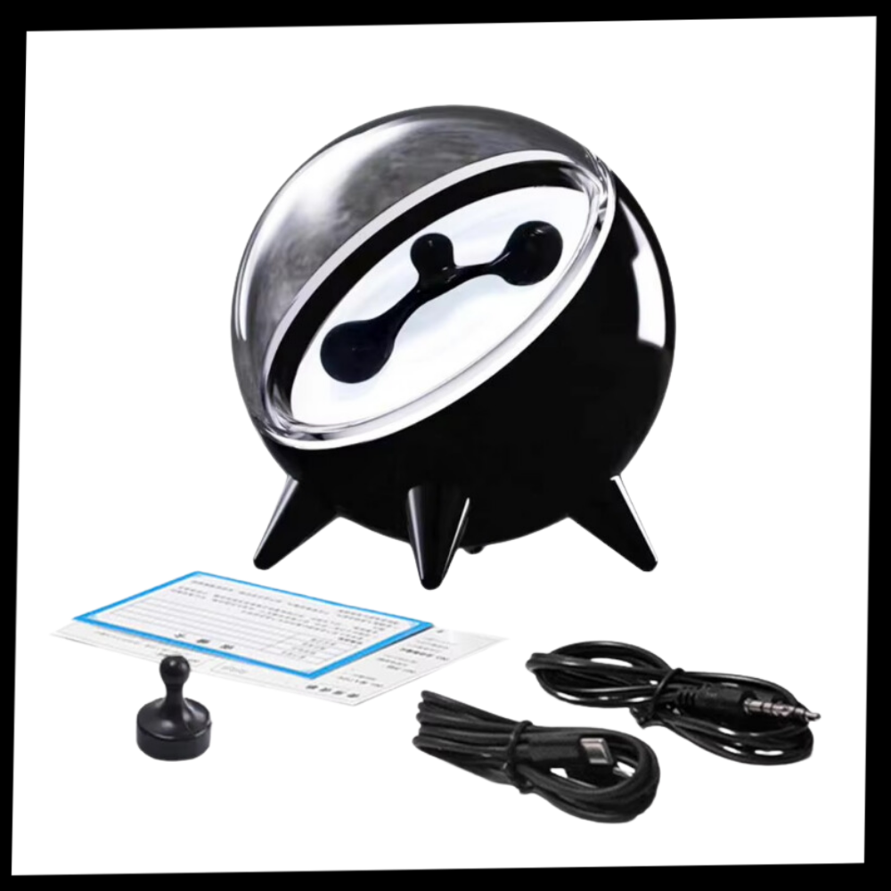 Altavoz magnético con ferrofluido bailarín y luz - Ozerty