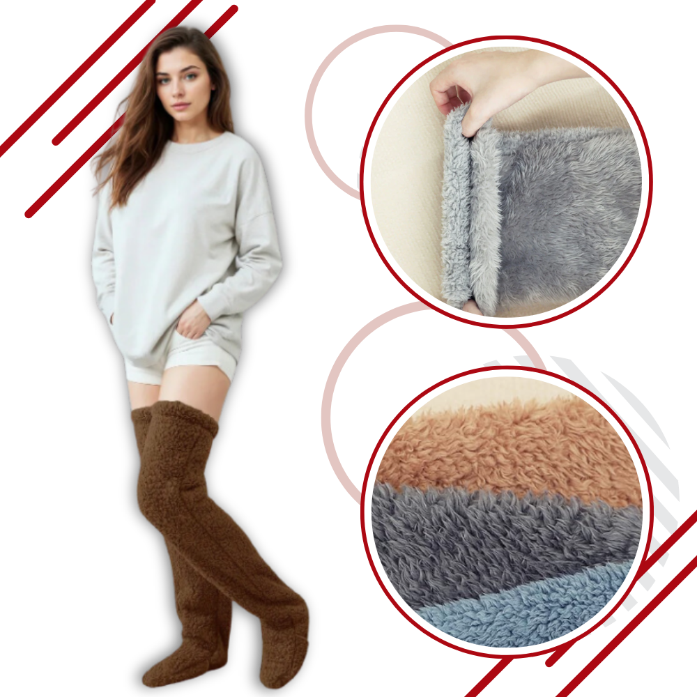 Calcetines calentadores de tiro alto - Ozerty