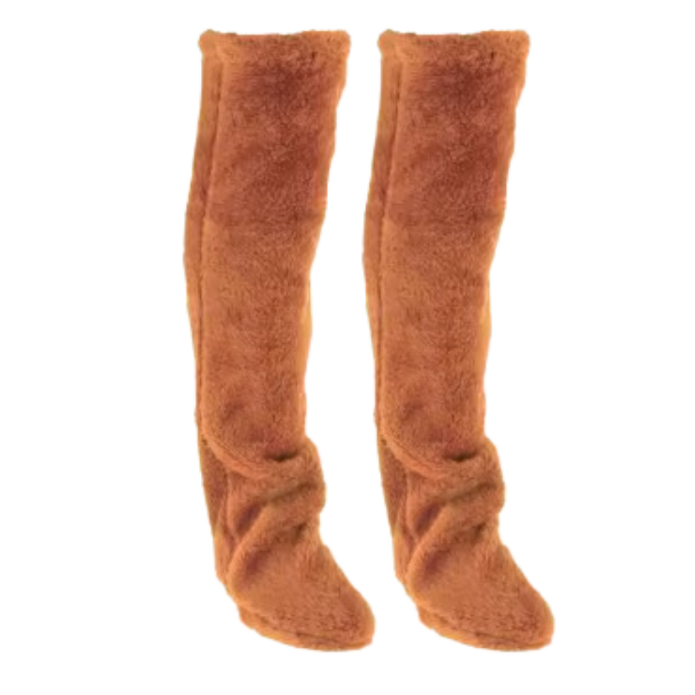 Calcetines calentadores de tiro alto -Caqui - Ozerty