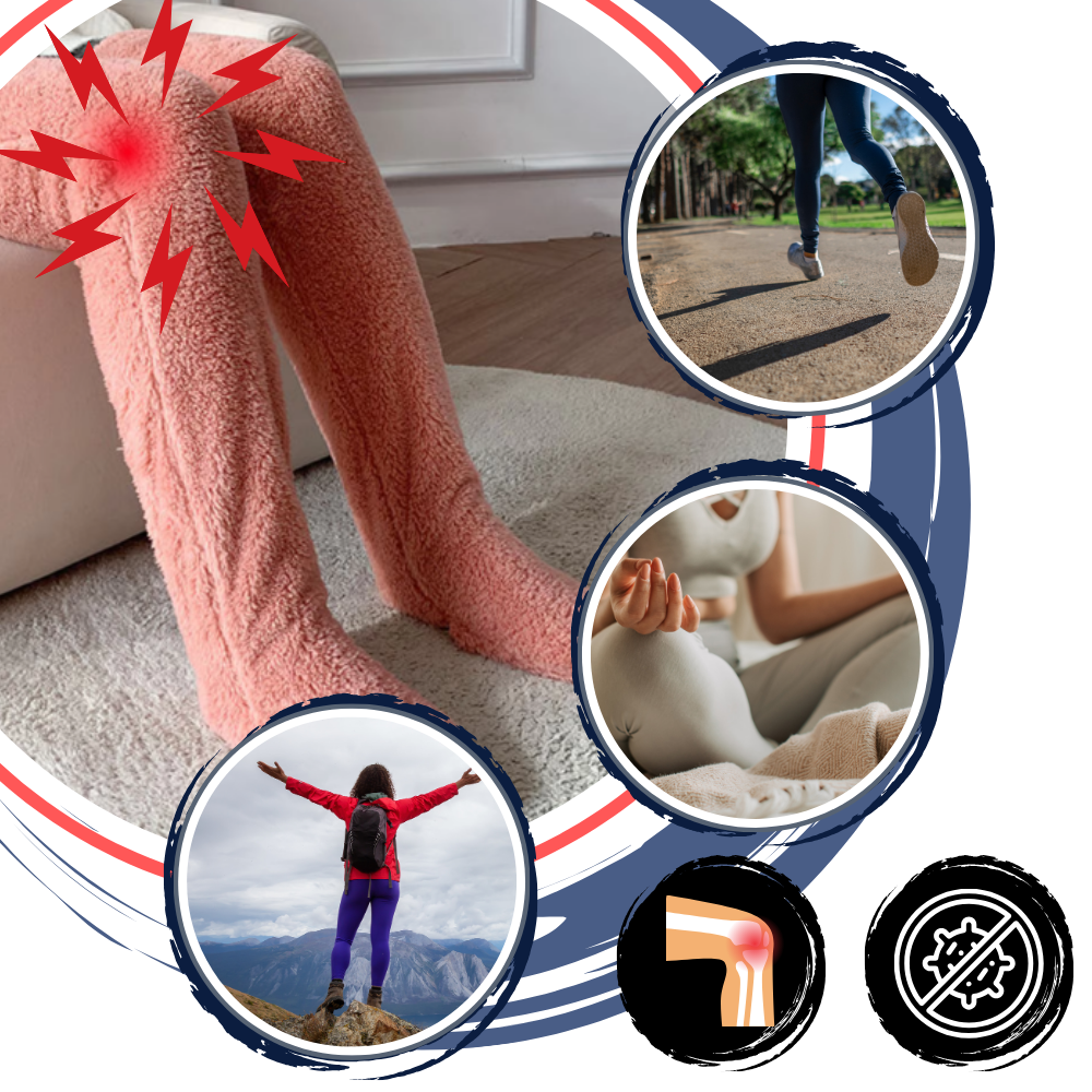 Calcetines calentadores de tiro alto - Ozerty