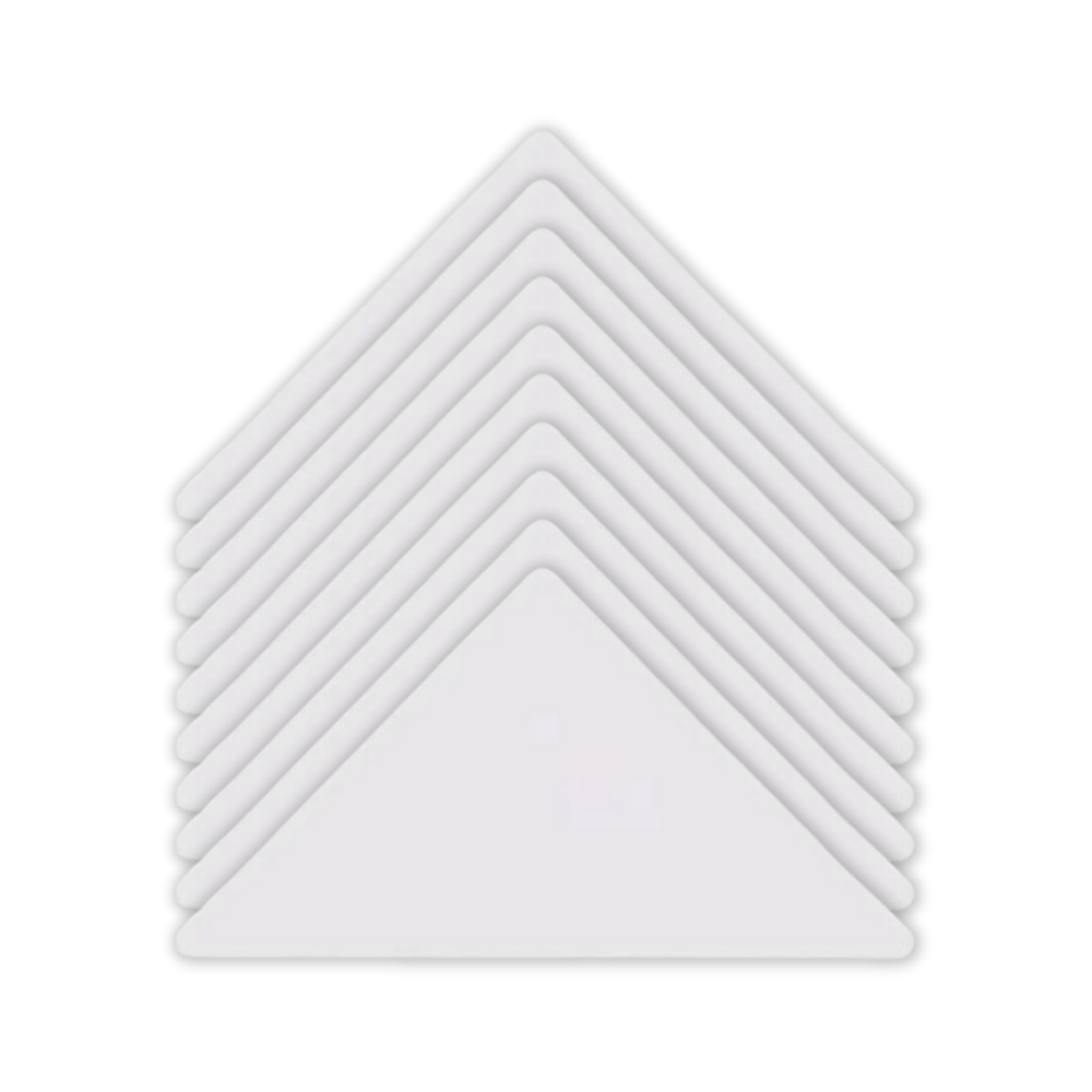 Adhesivo para cuellos de camisa
-10 unidades - Ozerty