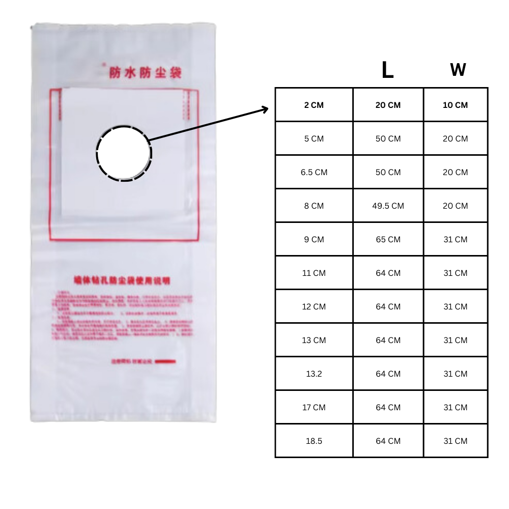 Bolsas impermeables para recogida de virutas - Ozerty