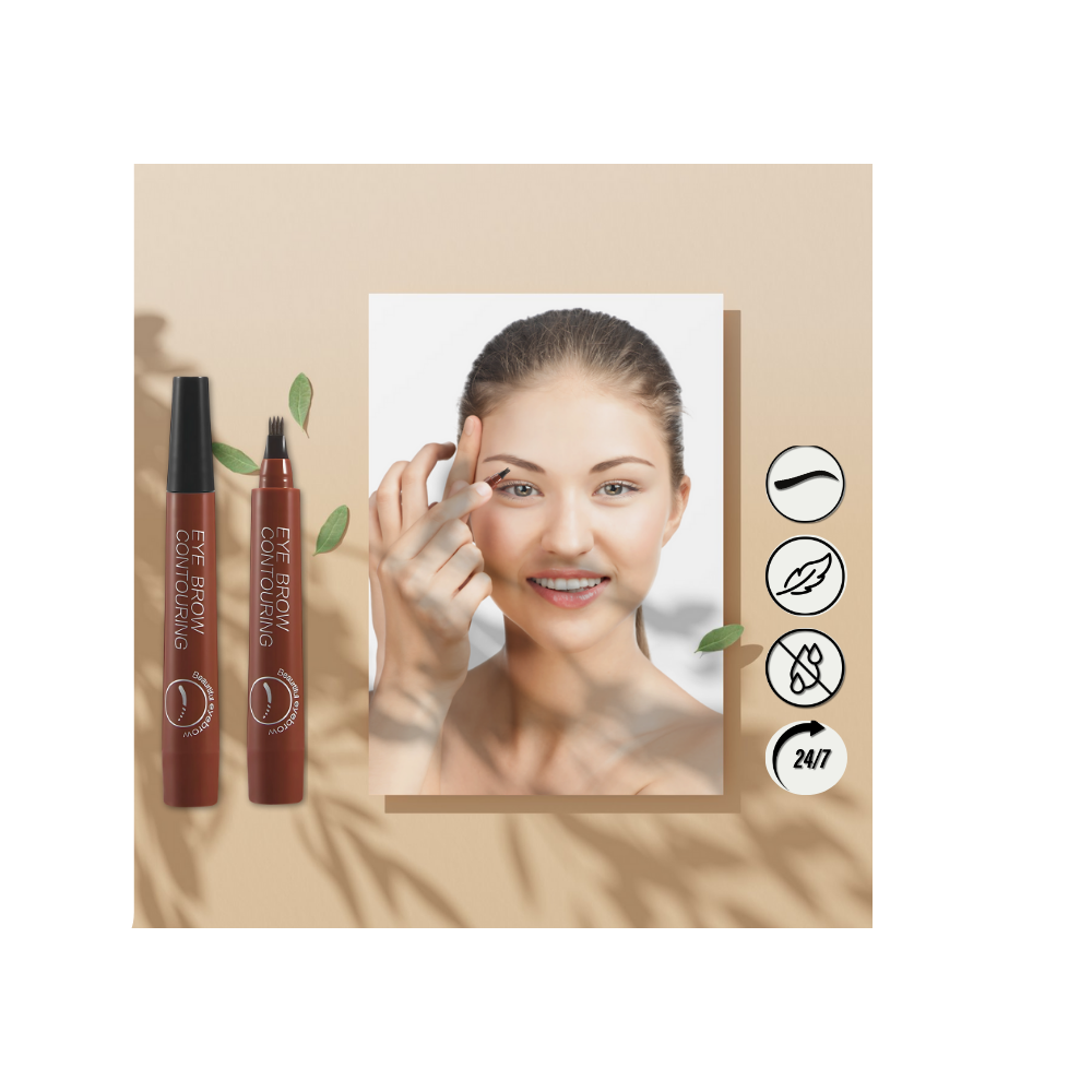 Lápiz de cejas líquido con fórmula waterproof - Ozerty