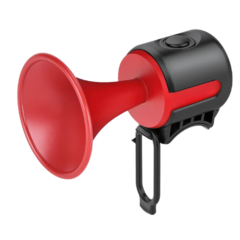 Claxon impermeable para ciclistas -Rojo - Ozerty