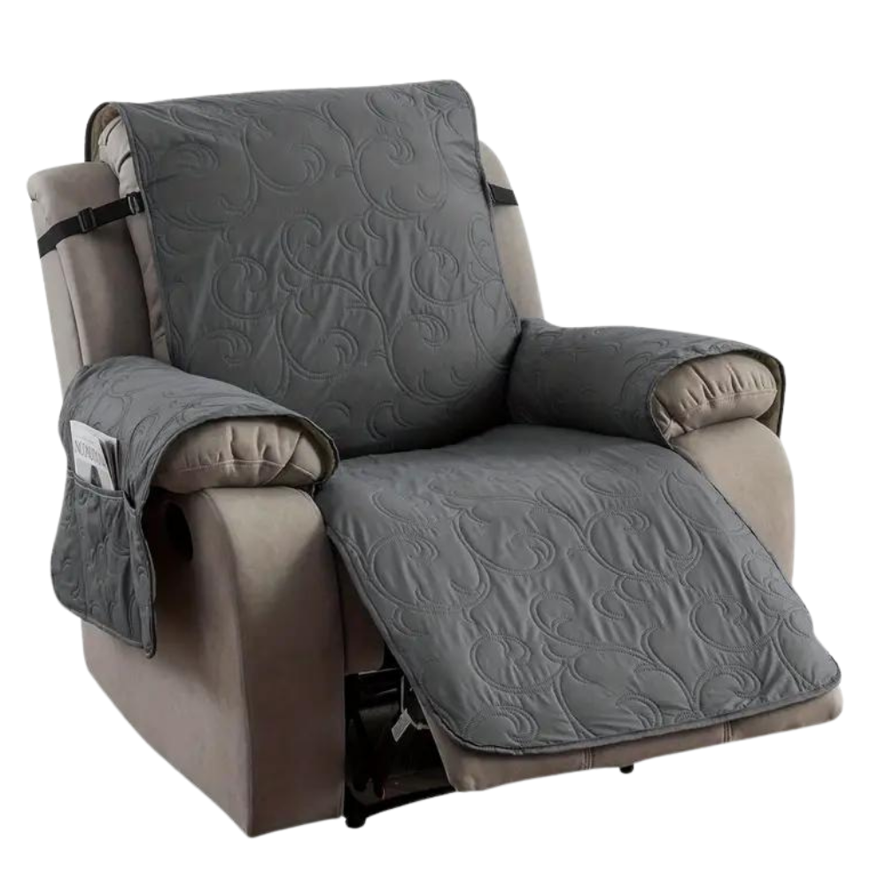 Funda impermeable para sillón reclinable
-Gris oscuro - Ozerty