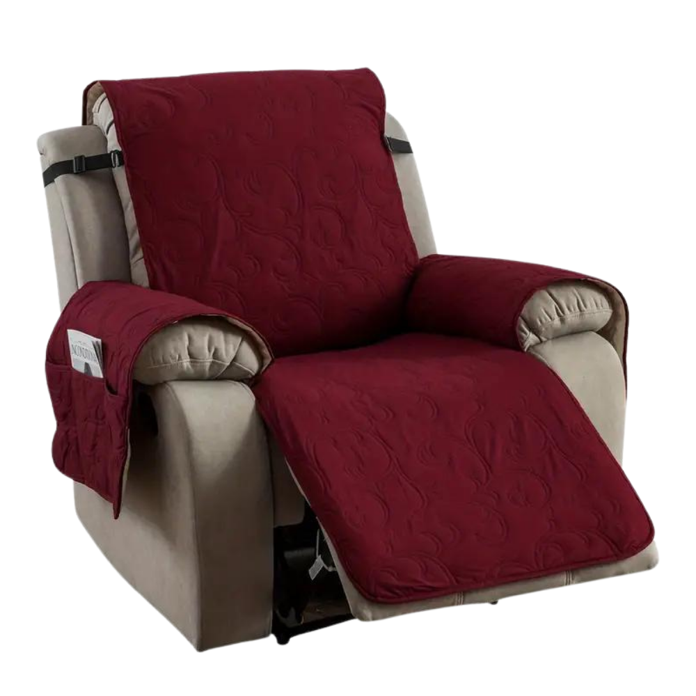 Funda impermeable para sillón reclinable
-Vino tinto - Ozerty