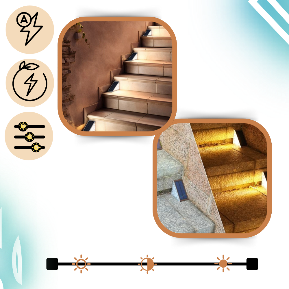 Lámparas de exterior con paneles solares
- Ozerty