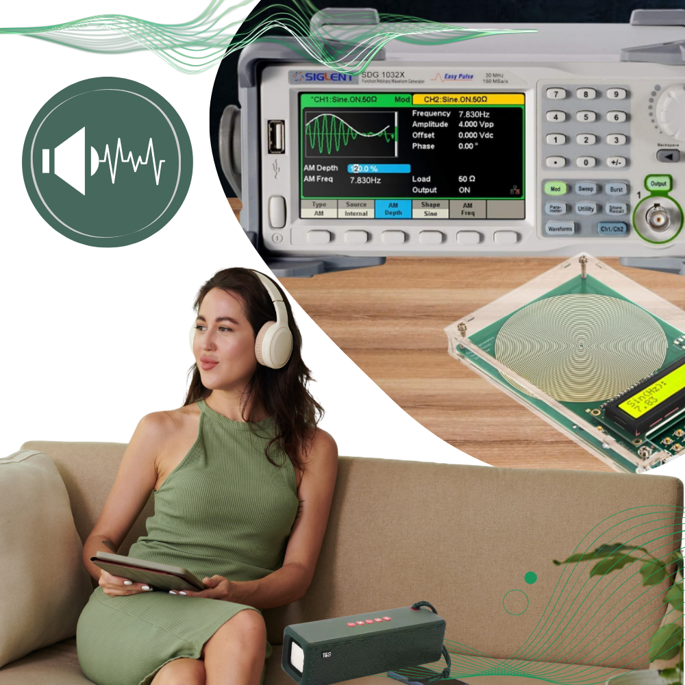 Generador de ondas sonoras de amplia frecuencia - Ozerty