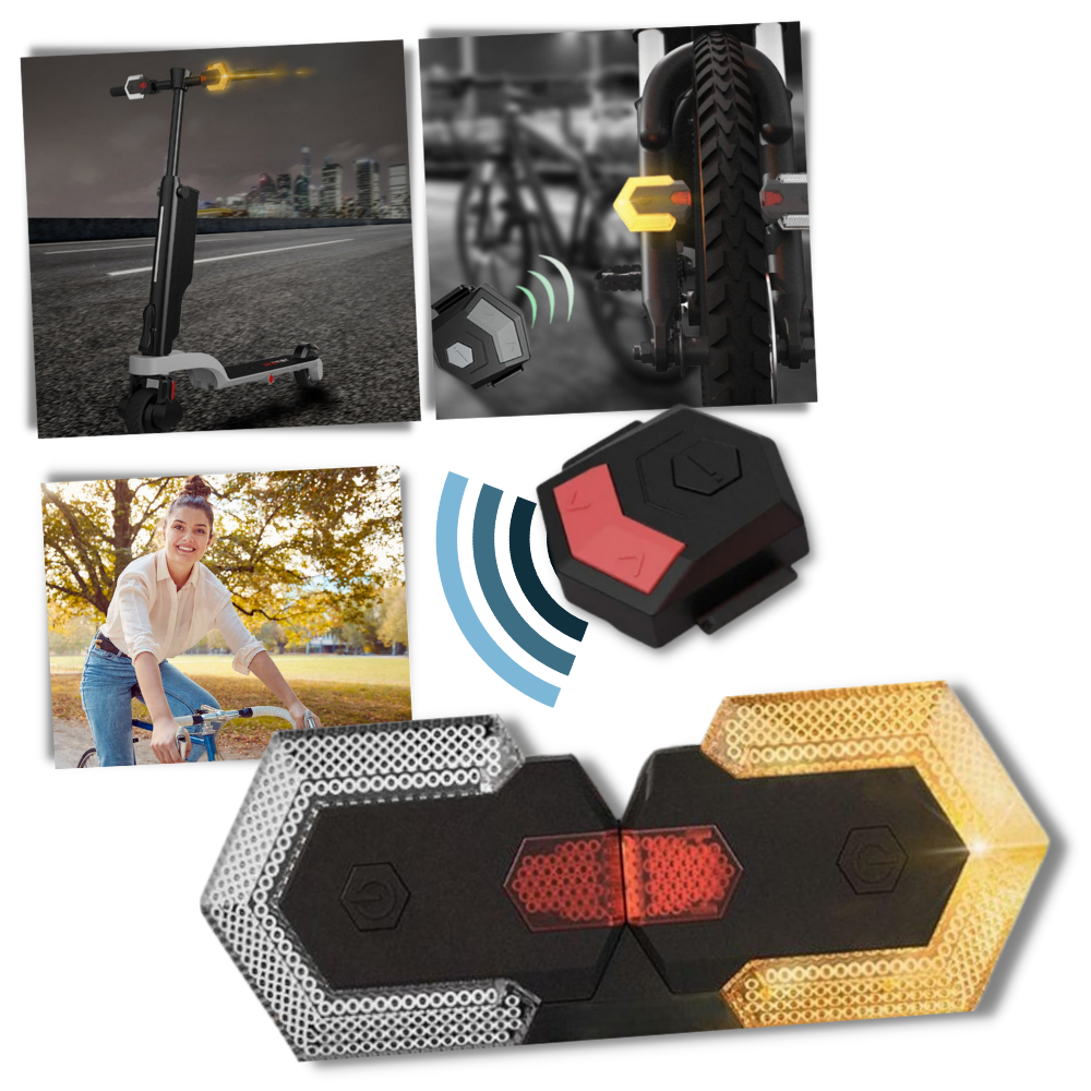 Luces indicadoras inalámbricas para bicicletas
- Ozerty