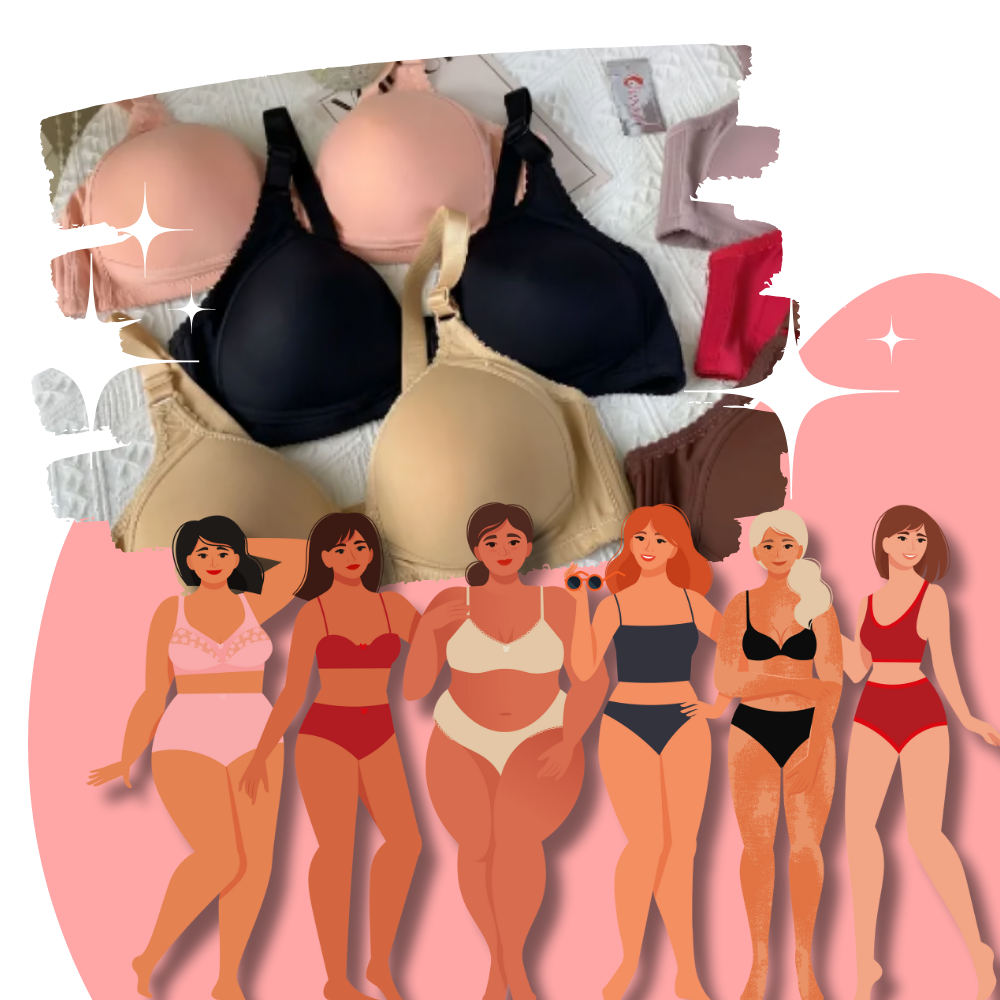 Sujetador push up sin aros para tallas grandes
- Ozerty