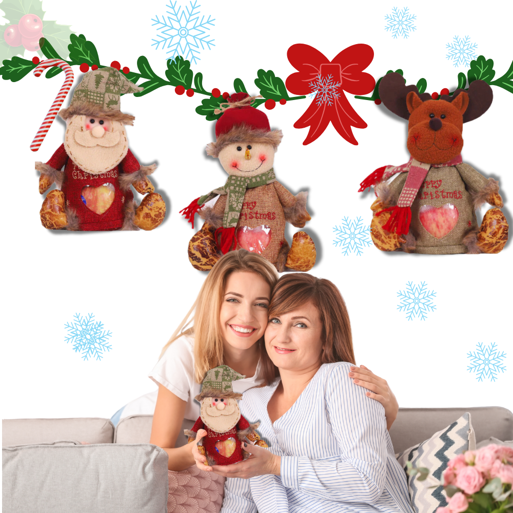 Bolsa para regalos de Navidad reutilizable y con cremallera
- Ozerty