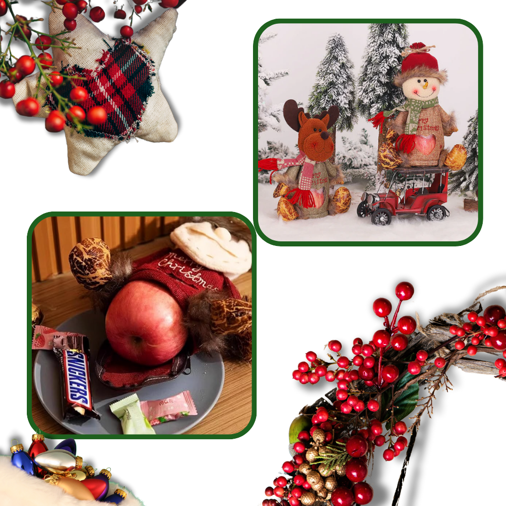 Bolsa para regalos de Navidad reutilizable y con cremallera
- Ozerty