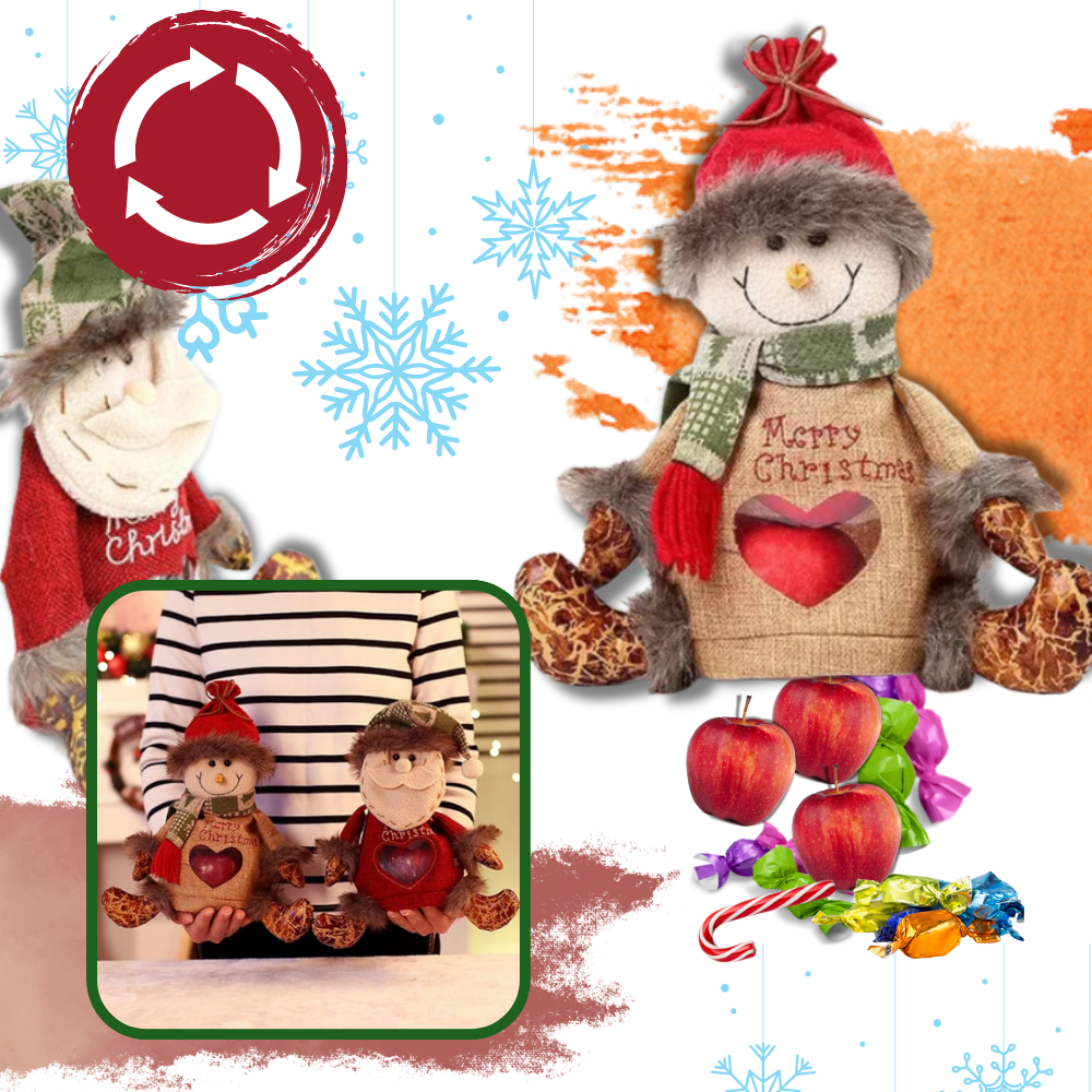 Bolsa para regalos de Navidad reutilizable y con cremallera
- Ozerty