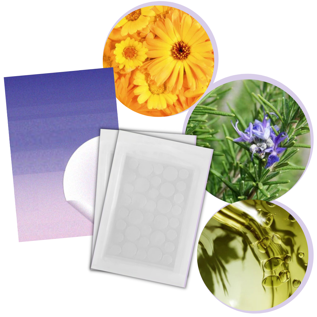 Paquete de 36 parches invisibles para el acné - Ozerty