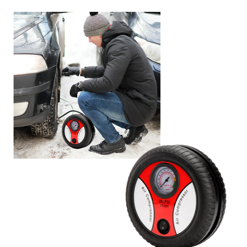 Compresor de aire portátil para neumáticos de coche - Ozerty