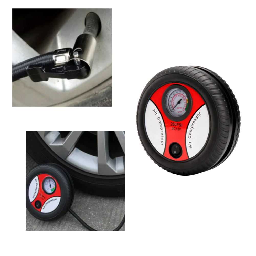 Compresor de aire portátil para neumáticos de coche - Ozerty