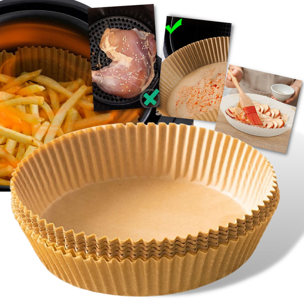 Paquete de papel desechable para freidora de aire - Ozerty