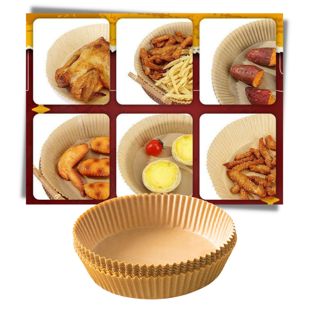 Paquete de papel desechable para freidora de aire - Ozerty