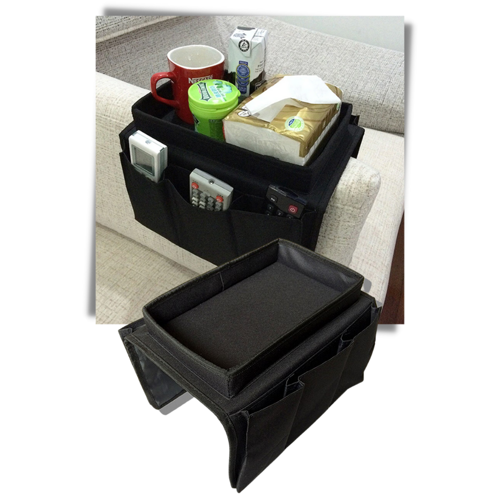 Bolsa de almacenamiento colgante para brazo de sofá - Ozerty