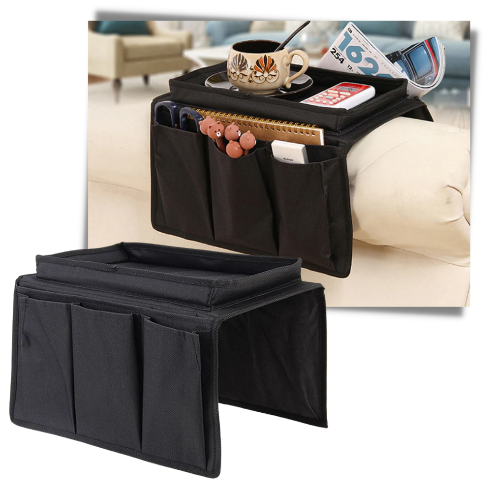 Bolsa de almacenamiento colgante para brazo de sofá - Ozerty