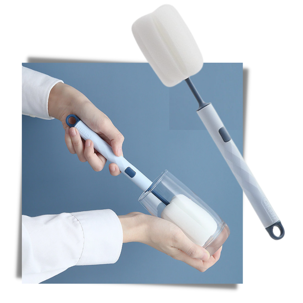 Cepillo con esponja para biberón - Ozerty